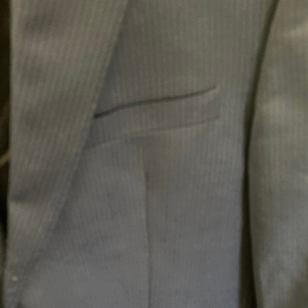 Calvin Klein Collection Deep Blue Subtle Stripes … - image 2